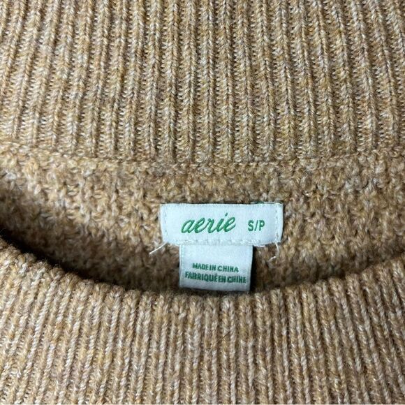 Aerie Oversized Longsleeve Orange Sweater. Size Small. - Picture 4 of 7